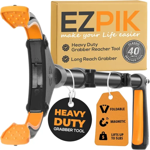 Vista 9 de EZPIK Pro Herramienta de Agarre de 34" para Personas Mayores - Agarradores para Ancianos Herramienta de Alcance de Servicio Pesado Recogedor