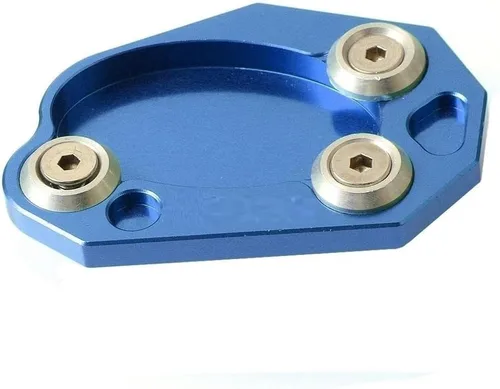 Vista 7 de SCUUBE Para Kawasaki para Versys 650 2007-2009 Soporte lateral de pie de motocicleta Almohadilla de extensión de soporte CNC Placa de soporte Negro