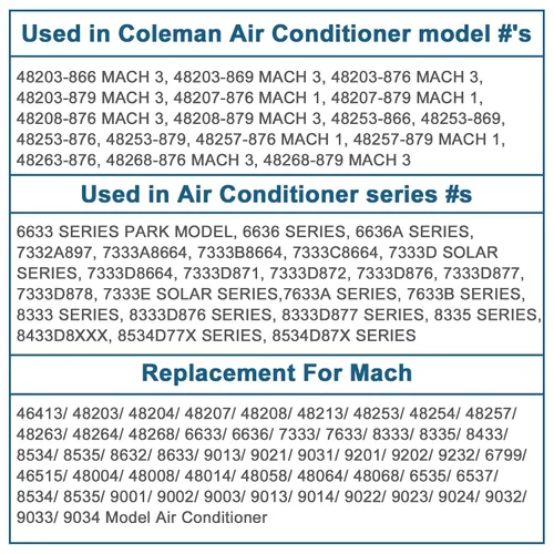 Vista 6 de AMI PARTS - Kit de arranque duro para aire acondicionado 8333A9021, compatible con kit de condensador de arranque duro Coleman 8333a9021 PKG