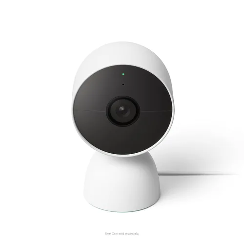 Vista 2 de Google Nest Cam Stand - Soporte de mesa con cable para Nest Cam (batería) solamente - Nieve