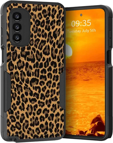 Vista 212 de para Moto G Play 4G 2024, funda de dos capas híbrida resistente y a prueba de golpes, PC duro + silicona suave protectora para Motorola Moto G Play