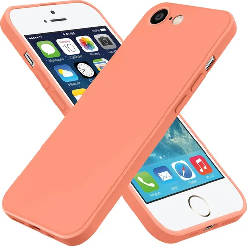 Vista 9 de Funda para iPhone SE de 3ª generación 2022, iPhone SE 2020, iPhone 7/8, funda de goma de gel de silicona líquida, funda protectora antideslizante