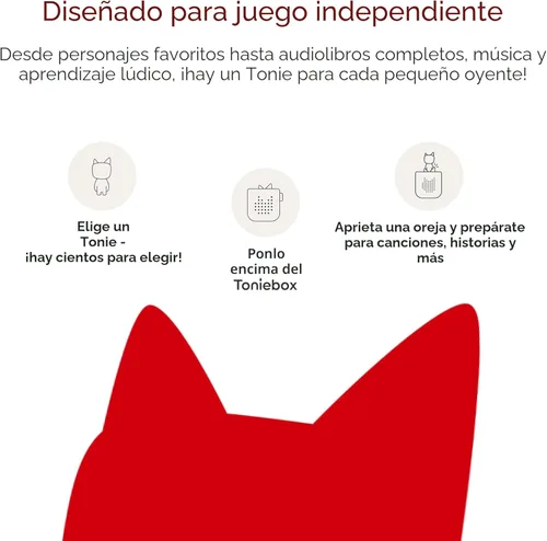 Vista 7 de Toniebox 2 - Conjunto de inicio de reproductor de audio para niños de 1+ con Playtime Puppy - Rosa nube