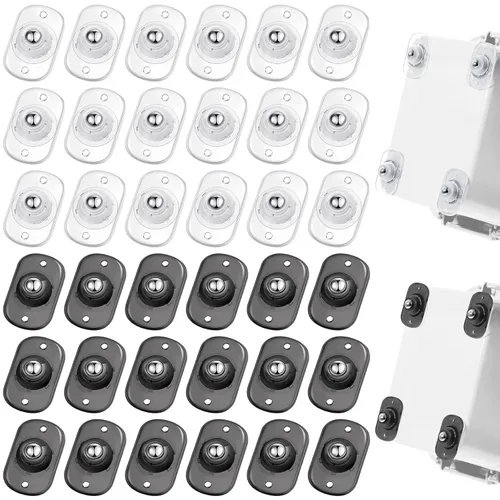 Vista 37 de Honoson 8 Piezas Ruedas Giratorias Autoadhesivas para Electrodomésticos, Rodillos de Electrodomésticos, Deslizadores para Electrodomésticos