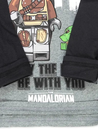 Vista 6 de LEGO Star Wars The Mandalorian - Camiseta de manga larga para niños