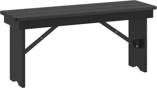 Vista 30 de Merrick Lane Tinsley - Banco plegable de pino macizo rústico antiguo de 40 x 12 pulgadas