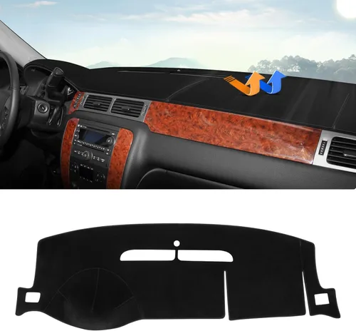 Vista 10 de Autorder Cubierta de Alfombrilla del Tablero para Chevy Silverado Sierra 2007-2013, Chevy Tahoe Suburban Denali Avalanche y GMC Yukon/XL 2007-2014