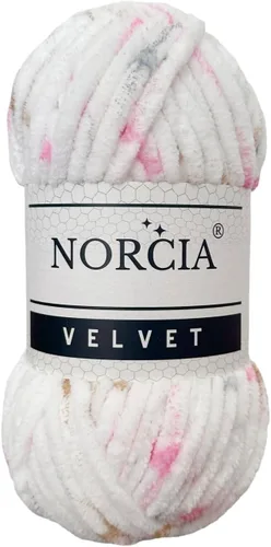 Vista 23 de Hilo de Terciopelo Suave Chenille para Ganchillo Super Voluminoso (100g-3.50oz) (68m-74.3 yds) Hilo para Manta de Bebé para Tejer Amigurumi Hilo