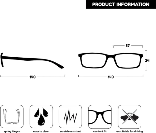 Vista 8 de OPULIZE SEE Reading Glasses with Blue Light Blocking for Women and Men, Narrow Frame, Spring Hinges, Computer Gaming Glasses