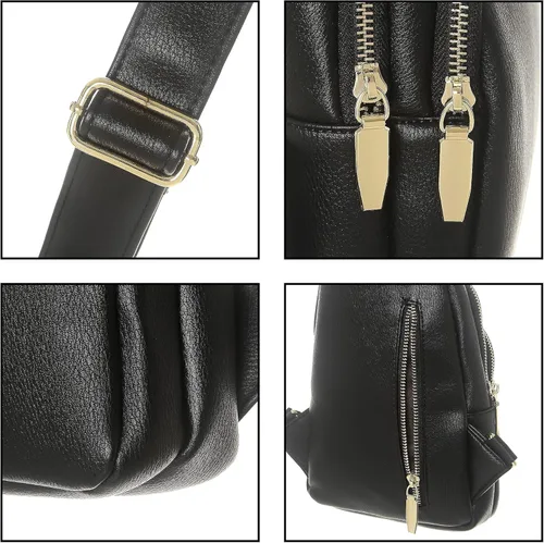 Vista 5 de INICAT - Bolso bandolera pequeño para mujer, hombre, adolescente y niñas, riñonera