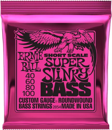 Vista 3 de Ernie Ball Cuerdas de guitarra bajo de níquel Slinky regular a escala corta, calibre 45-105 (P02852)