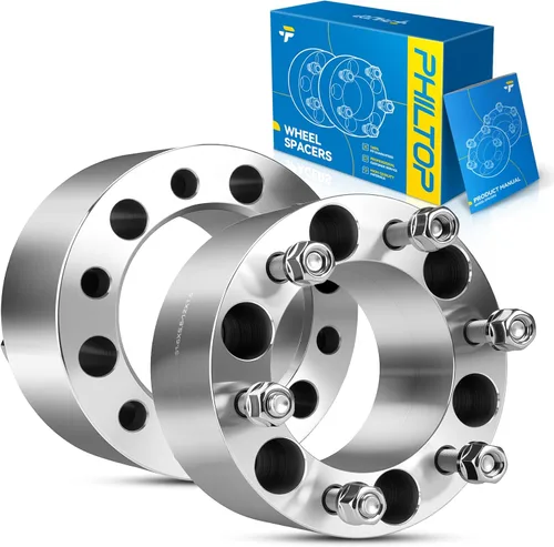 Vista 144 de PHILTOP 4x100 1.25" Espaciadores de rueda para Yaris, 2 piezas de espaciadores de rueda centrados en buje con 54.1mm de diámetro interior del buje