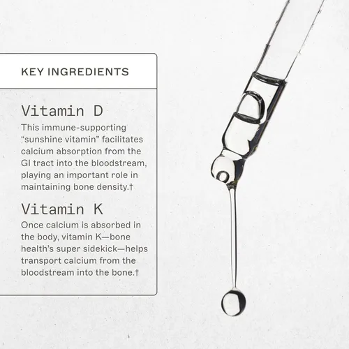 Vista 3 de Amy Myers MD Vitamina D3/K2 Líquido – Apoya la salud ósea, la función inmune y el equilibrio hormonal – Alta absorción – Sin lácteos, sin gluten – 1