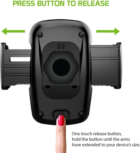 Vista 8 de Cellet Soporte para teléfono de coche compatible con Apple iPhone 13 12 Pro Max Mini 11 Xs Xr X 8 7 6 5 SE Samsung Note 20 10 9 8 Galaxy S21 S20 S10