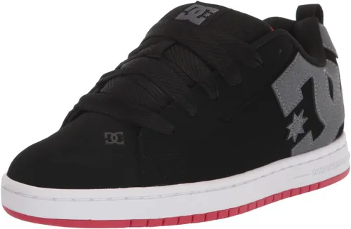 Vista 24 de DC Shoes Court Graffik - Tenis de skate para hombre Negro/Negro/Negro