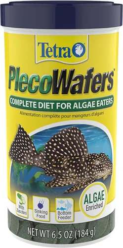 Vista 9 de Tetra PRO PlecoWafers 5.29 onzas, alimento para peces vegetariano nutricionalmente equilibrado para alimentadores de fondo, centro de algas