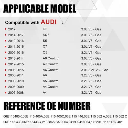 Vista 2 de Carcasa de Filtro de Aceite de Aluminio Mejorada Compatible con Audi A4 2005-2008 A5 2008-2014 A6 A7 A8 Quattro Q5 Q7 2010-2015 RS5 S4 S5 SQ5