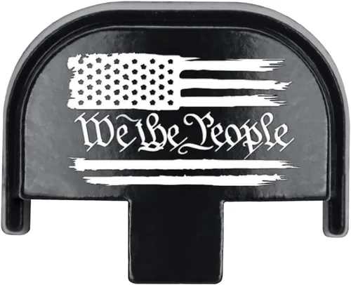 Vista 8 de Placas de deslizamiento traseras de aluminio grabadas con láser, compatibles con accesorios Glock/Taurus/S&W/Sig Sauer/Springfield/CZ/Ruger/Kahr