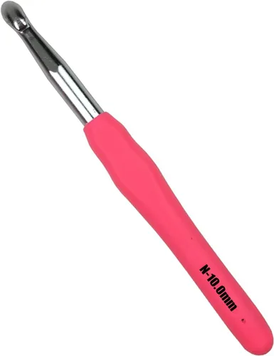 Vista 8 de Mdoker Ganchos de ganchillo extralargos, agarre ergonómico, mango suave para ganchillo hecho a mano, agujas de ganchillo para manos artríticas