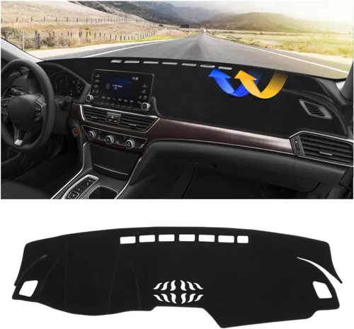 Vista 15 de CARTIST Ajuste personalizado para cubierta de tablero de gamuza 2016 2017 2018 2019 2020 Kia Optima alfombrilla de tablero antideslizante