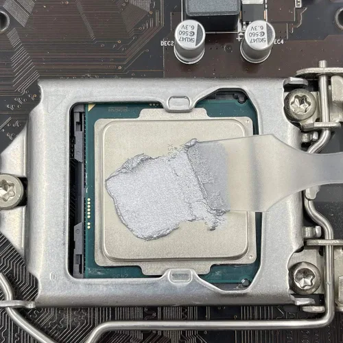 Vista 2 de G107 - Pasta térmica plateada de 20g, pasta de disipador de calor de alto rendimiento, compuesto de grasa térmica conductora para CPU, GPU