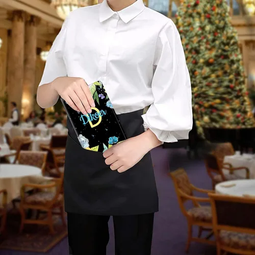 Vista 207 de Diseña Tus Propios Libros de Servicio con Nombre e Iniciales para Camareras, Dikoer Libro de Servicio de Camarero Personalizado con Nombre