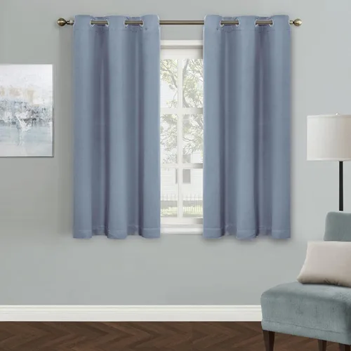Vista 104 de MYSKY HOME - Cortinas opacas amarillas para sala de estar y dormitorio, cortinas de 84 pulgadas de largo, con ojales, cortinas de oscurecimiento