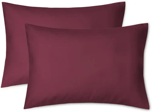 Vista 12 de EXQ Home Juego de 2 fundas de almohada de viaje con cremallera de 13 x 18 pulgadas, fundas de almohada pequeñas para almohadas de bebé de 12 x 16