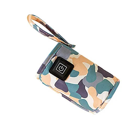 Vista 4 de Bolsa calentadora de botellas de leche USB, temperatura ajustable de 104.0 °F-140.0 °F con puerto USB para alimentación nocturna, viajes, uso