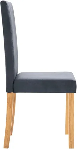 Vista 5 de Sillas de comedor, silla de comedor con respaldo, silla de comedor adecuada para comidas diarias o eventos especiales, como reuniones, cocinas