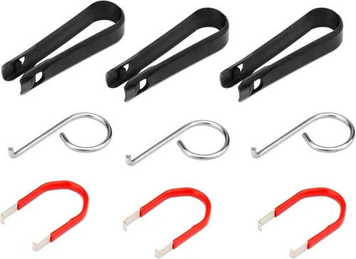 Juego de herramientas de extracción de tapas de tuercas de cubo de rueda de automóvil, extractor de tuercas [3 de cada uno, 9 en total]