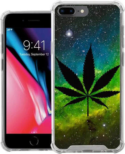 Vista 5 de CasesOnDeck - Funda compatible con Apple iPhone 8 Plus iPhone 7 Plus (5.5 pulgadas) iPhone 8 Plus, funda de poliuretano termoplástico flexible