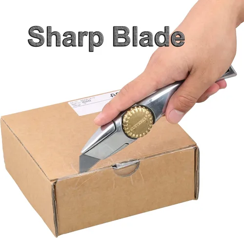 Vista 8 de CUTTEREX Cuchillo Resistente SharkKnife VinylKnife UtilityKnife RoofingKnife Delphin Dolphin Cuchillo para Alfombra