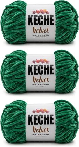 Vista 56 de Hilo de terciopelo Keche para crochet, suave chenilla voluminosa para bebé, manta Amigurumi, 100 gr (121 m) - Blanco