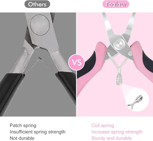 Vista 3 de Toolour Juego de alicates de joyería para adultos, 11 piezas de alicates profesionales de joyería con suministros de fabricación de joyas