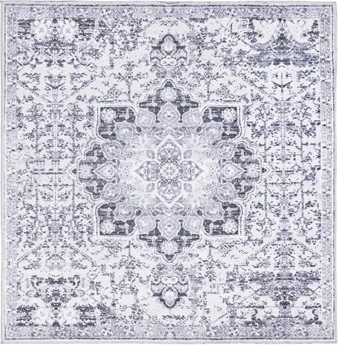 Vista 199 de Rugs.com Francesca Collection - Alfombra lavable de tejido plano, 2 x 3 pies, color blanco sal marina, perfecta para entradas, cocinas, rincones