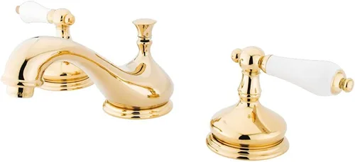 Vista 12 de Kingston Brass KS1167PL Grifo de baño extendido de 8 pulgadas, latón cepillado