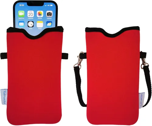 Vista 112 de Tainada Funda Estuche Bolsa de Neopreno para Teléfono para Hombres y Mujeres con Correa Cruzada/Cordón para el Cuello para iPhone 17/16/15 Pro Max