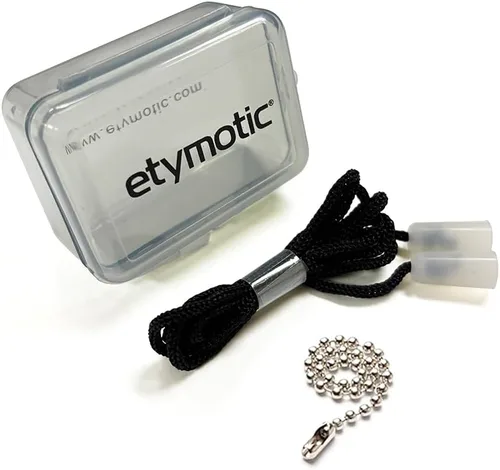 Vista 2 de Protectores auditivos Etymotic Research ER20-BSC-C, tapones para los oídos azul vástago/punta blanca, ER20-SMF, Base Transparente/Puntas