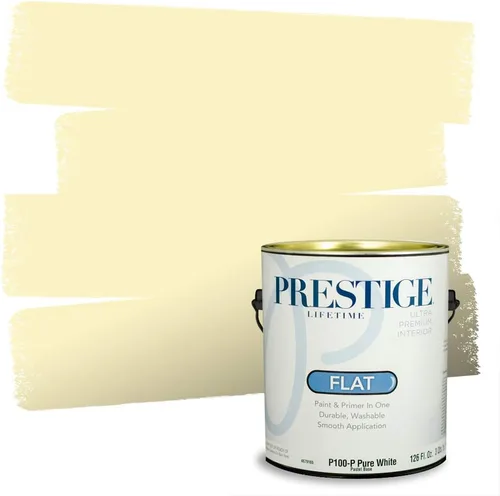 Vista 163 de PRESTIGE Pinturas de pintura exterior e imprimación en uno, 1 galón, plano, combinación comparable de Benjamin Moore* Pila de heno