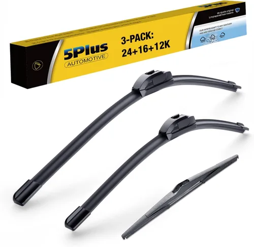 Vista 13 de 5 PLUS Limpiaparabrisas de repuesto para Jeep Wrangler JK 2008-2018, Jeep Wrangler 2007-2017 Premium para todo tipo de clima, limpiaparabrisas