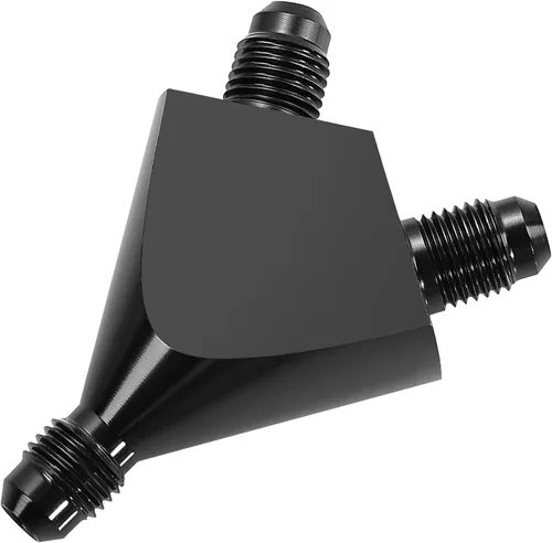 EVIL ENERGY Adaptador de Unión de Llamarada de Bloque Y de 3AN Splitter Unión Negro