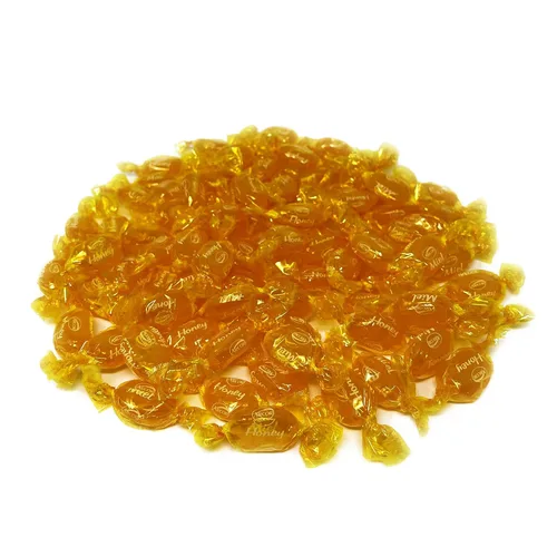 Vista 4 de Caramelos duros rellenos de miel, 1 libra, sabor clásico Bon Bons rellenos de miel real, surtido de dulces vintage estadounidenses, envueltos