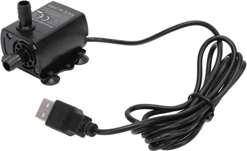 SUNGOOYUE Small Submersible, Adjustable for Aquarium Fountains Under DC 5V, 4.8W, Stroke 300cm - Ideal for Pond Fish Tanks