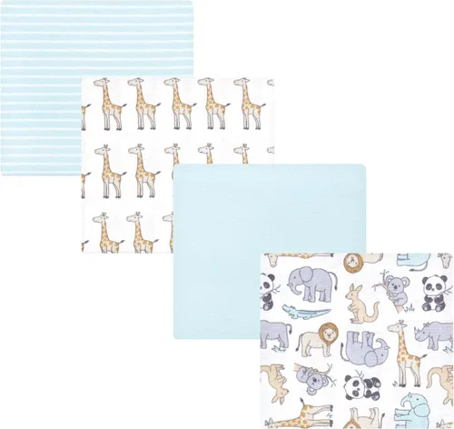 Vista 127 de Hudson Baby Unisex Baby Cotton Flannel Receiving Blankets, Christmas Scene, One Size (Pack of 2)