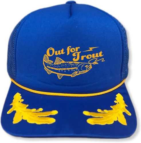 Vista 11 de ThatsRad Out for Trout Corduroy Snapback Sombrero Gorra Pesca con Mosca Pescador