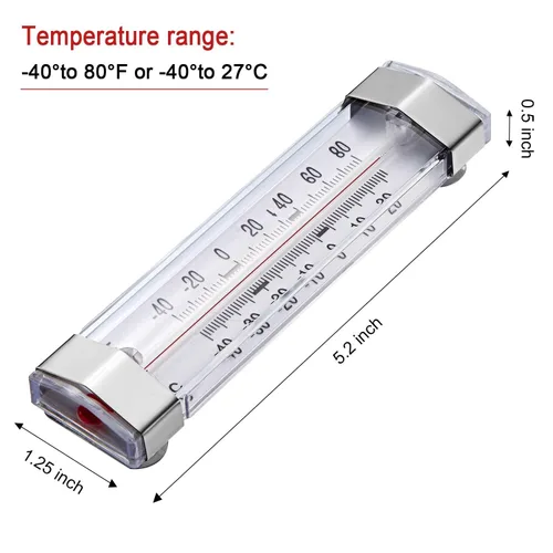 Vista 3 de Paquete de 12 termómetros para nevera y congelador