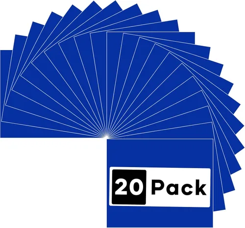 Vista 24 de HTVRONT Vinilo de transferencia de calor, 18 paquetes de vinilo para planchar para camisetas, 12 x 10 pulgadas, vinilo HTV fácil de cortar