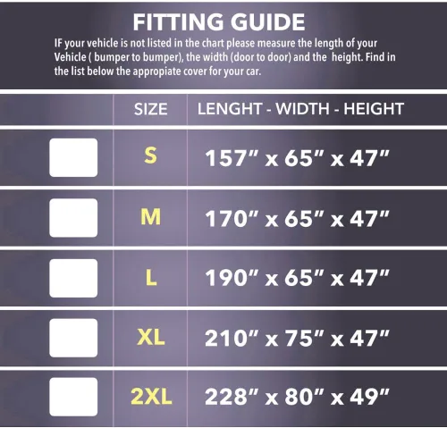 Vista 9 de Motor Trend AUTO ARMOR - Funda universal para automóvil, resistente a los rayos UV, resistente al agua (gris) (se adapta a hasta 170 pulgadas)