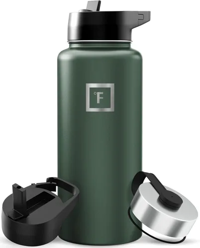 Vista 58 de IRON °FLASK Frasco de hidratación para acampar y senderismo con boquilla, botella de agua deportiva de acero inoxidable con aislamiento de boca